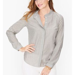 Talbots striped blouse